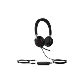 Гарнитура UH38 Dual UC-BAT Дуо, гибридная, USB/Bluetooth, HD звук, шумоподавление, LED-индикатор, з